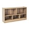 Kids 2-Shelf Bookcase with 5-Cube Wood Toy Storage Organizer Perfect for Children's Room or Bedroom